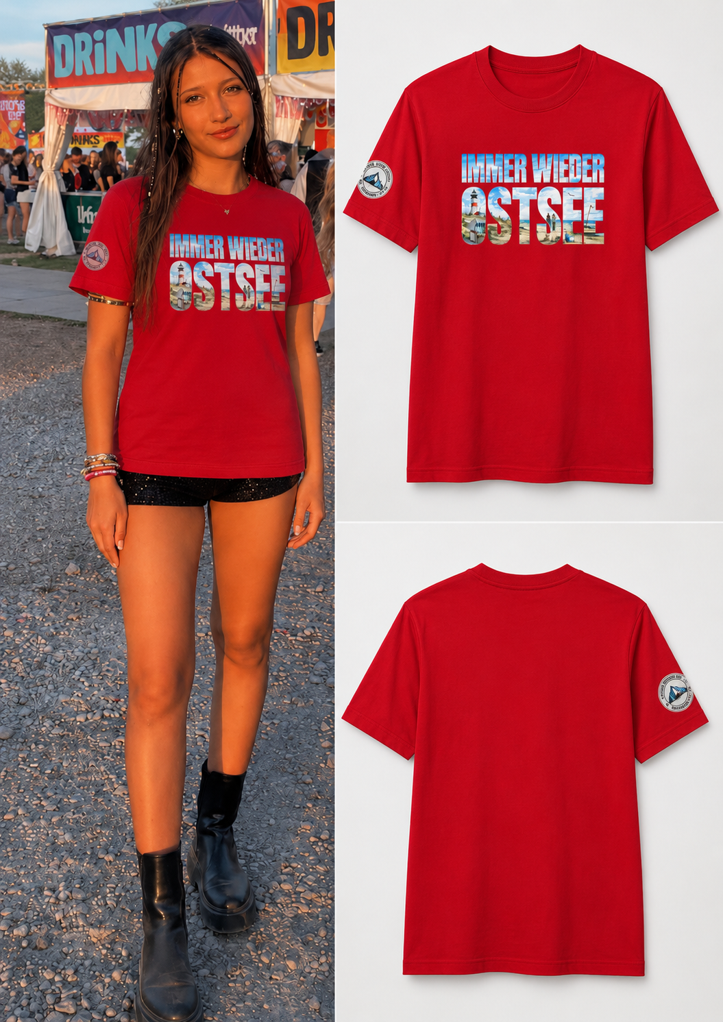 T-Shirt " IMMER WIEDER OSTSEE"