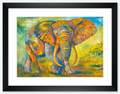 Acryl - Bild " in der Serengeti 21 " als Druck